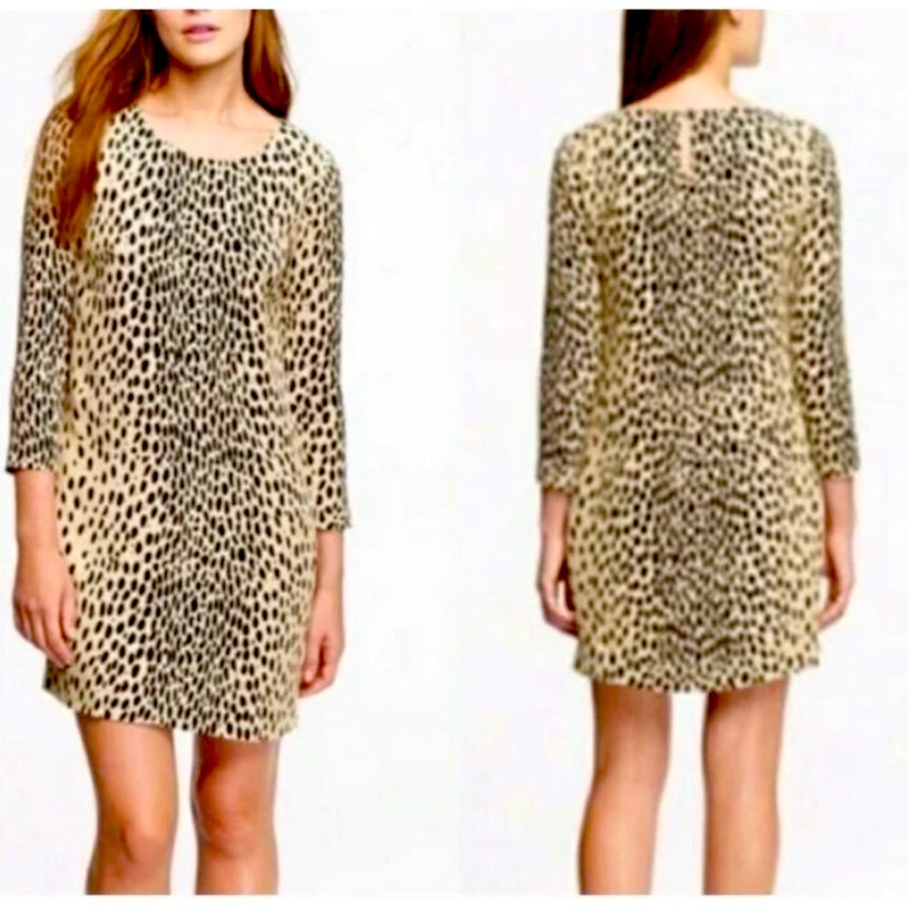 J. Crew Leopard Sheath Dress